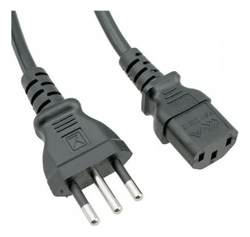 Cable De Poder Para Pc, 1,8 Metros. Boleta/factura