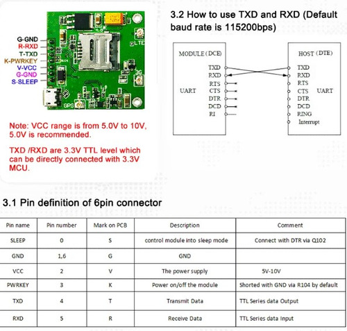 Modulo 4g Modem Gsm Gps Sim7600 Registrado Chile