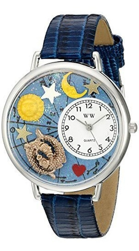Piel Caprichosa Relojes Unisex U1810009 Piscis Azul Real Del