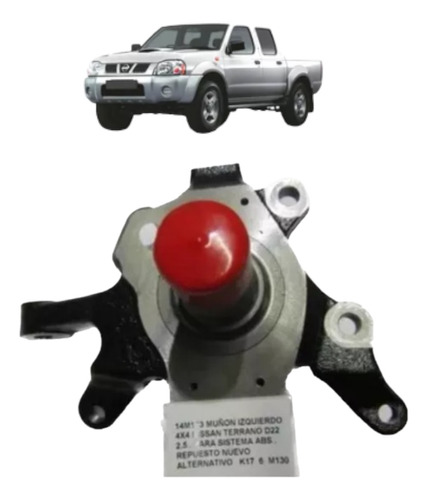 Muñon Izquierdo 4x4 Nissan Terrano D22 2.5 Sistema Abs