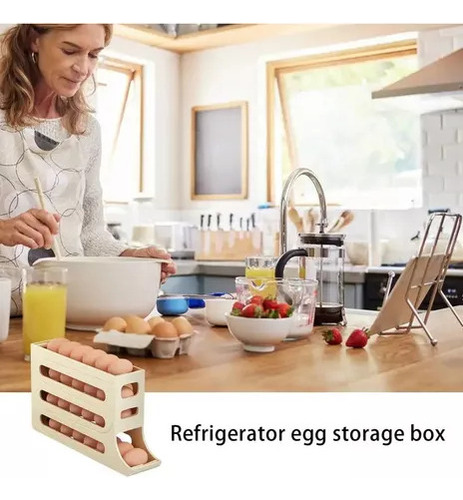 Bn Contenedor De Huevos For Refrigerador Con Enrollamiento