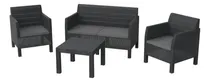 Comprar Juego De Sillones Exterior Jardin Toomax 4 Piezas Ratan Pvc