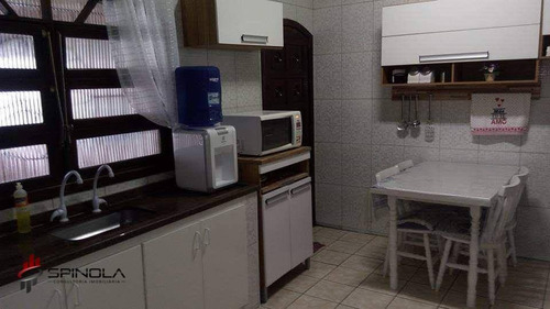Imagem 7 de 19 de Sobrado Com 3 Dormitórios À Venda, 169 M² Por R$ 450.000,00 - Solemar - Praia Grande/sp - So0057