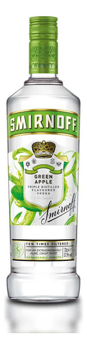 Vodka Smirnoff Green Apple Saborizado Manzana Verde Pack X6