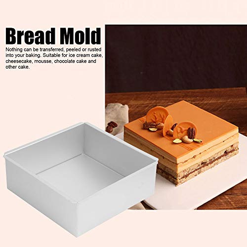 Molde Cuadrado Pastel, Molde Hornear De 8.7 Pulgadas Fo...