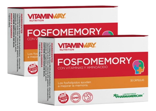 Fosfomemory Con Vitaminas Y Aminoácido - 60 Cápsulas
