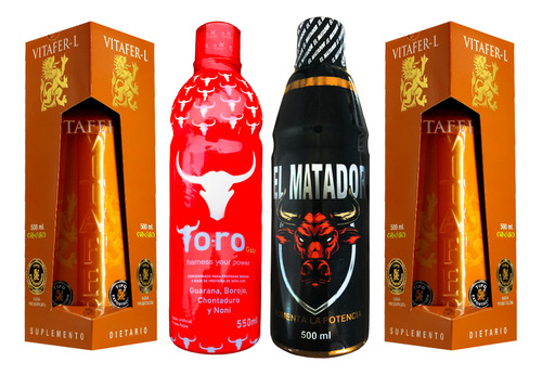 X2 Vitafer + El Toro + El Matador - mL a $22500