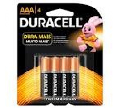 Pilha Duracell Aaa Palito Leve 4 E Pague 3