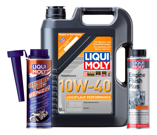 Kit Servicio Aceite Leichtlauf 10w40 Speed Tec Liqui Moly