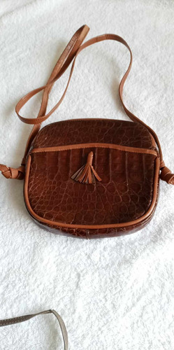 Cartera Ezio De Piel De Cocodrilo Original