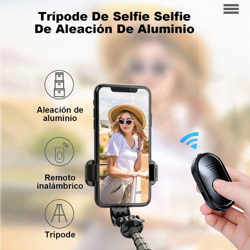 Yan Palo Selfie Trípode Con Luz Selfie Stick Bluetooth