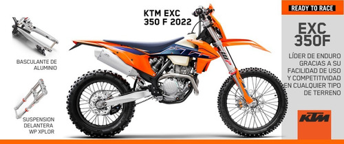 Imagen 2 de 18 de Ktm Exc 350 F 2022 Enduro Usd Billete No Husqvarna Stock Ya