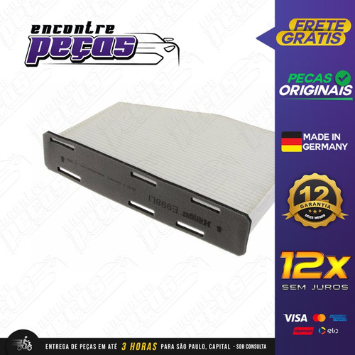 Filtro Ar Condicionado Golf 2.0 Gti 200cv 2004-2009 Original