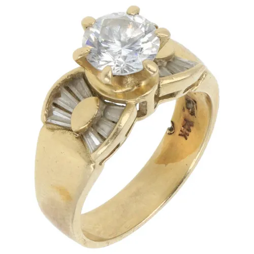 Anillo De 14k Oro Amarillo 6 Gramos