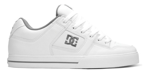 Zapatillas Dc Shoes Modelo Pure Blanco Gris Nueva Coleccion