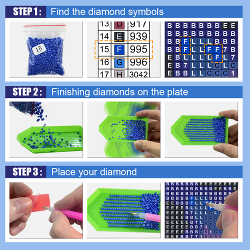 5 Desenhos Animados Com Pintura De Diamante Cross Set Star