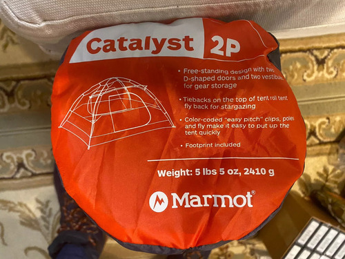 Carpa Marmot Cata Lyst 2p - Alta Montaña - No Doite Rojo