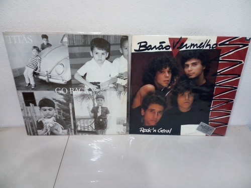 Lp Barão Vermelho Rock Geral E Titas Go Back - Lote Discos