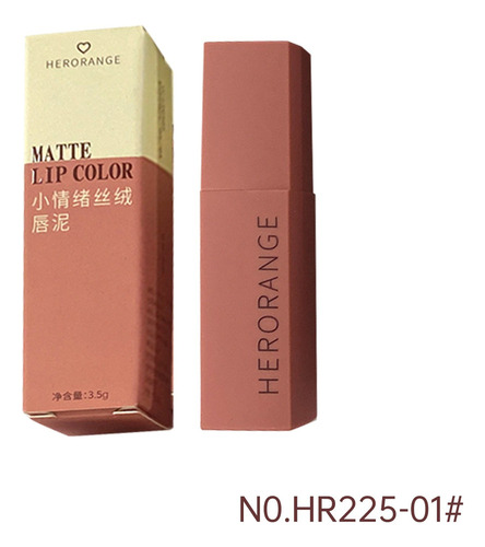 Brillo De Labios C Lip Mud Velvet Matte De Larga Duración, M