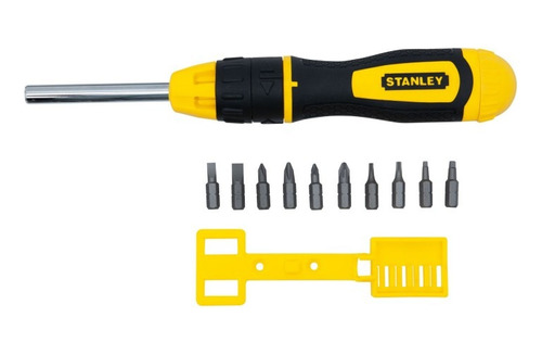 Destornillador Ratchet Con 10pzs Stanley 68-010