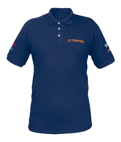 Playera Tipo Polo Azul, Para Caballero, Talla Xg, Truper