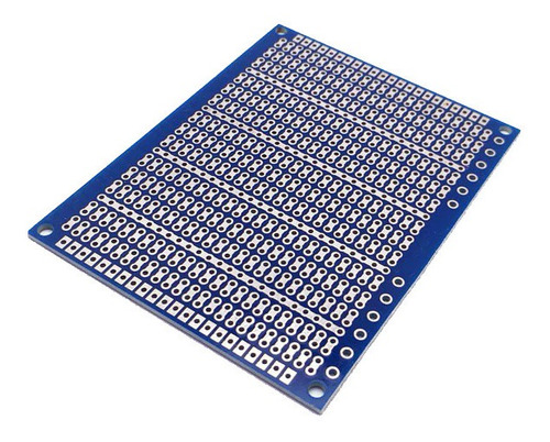 Placa Perforada Pcb 7x9cm Fr4 Fibra Vidrio Prototipo [ Max ]