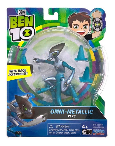 Ben 10 Figura Omni - Metallic Xlr8 Original