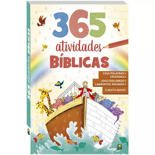 Livro Infantil 365 Atividades De Dinossauros - Colorir, Jogo Dos 7 Erros E  Passatempos Editora Brasileitura