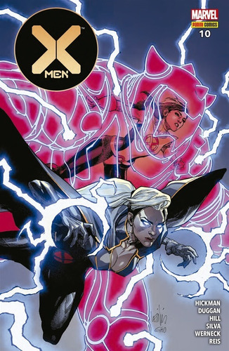 X-men - 10, de Jonathan Hickman, Benjamin Percy, Gerry Duggan. Editora Panini Brasil LTDA, capa mole em português, 2021