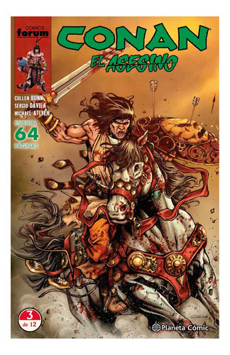 Conan El Asesino Nº 03/06, De Bunn, Cullen. Editorial Comics, Tapa Blanda, Edición 1 En Español, 2018