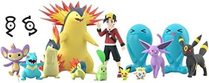 Bandai Shokugan Pokemon Scale World Johto Region Set