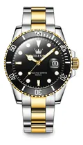 Comprar Olevs Reloj Hombres Relojes De Esfera Negra Para Hombres Rel