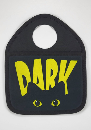 Bolsa Organizadora Basura Neoprene Auto Dark Gato Negro Cute