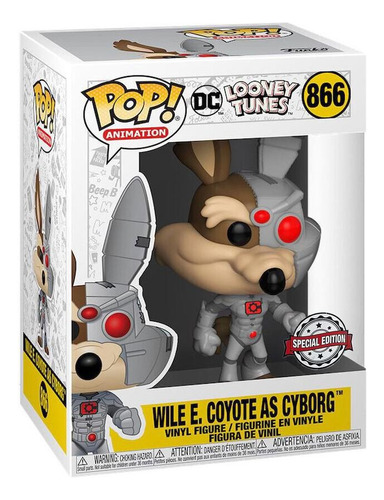 Funko Pop! Dc Looney Tunes Wile E. Coyote As Cyborg