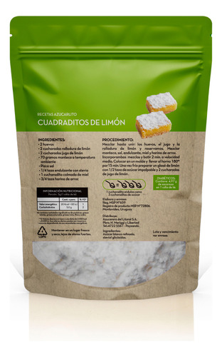 Endulzante Azúcar + Stevia Azucarlito 500 Grs