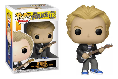 The Police: Sting #118 - Original Pop! Rocks Funko