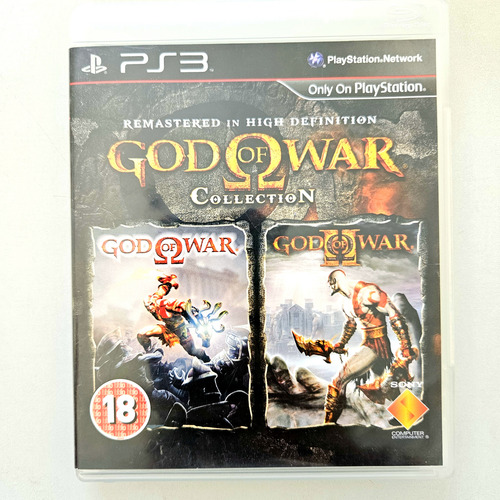 God Of War 1 2 Collection Manual Original Ps3 Playstation 3