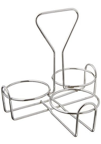 Soporte Para Tarro De Condimentos De 3 Anillos Winco, Cromad