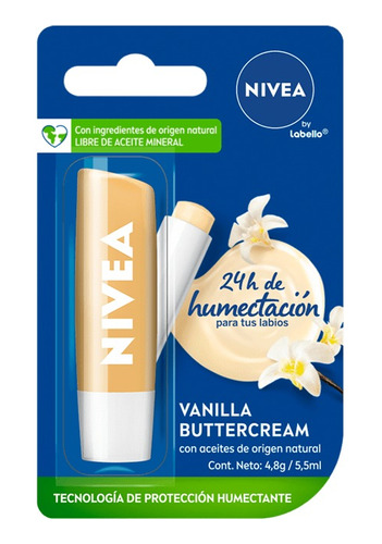 Nivea Protector Labial Vainilla Buttercream