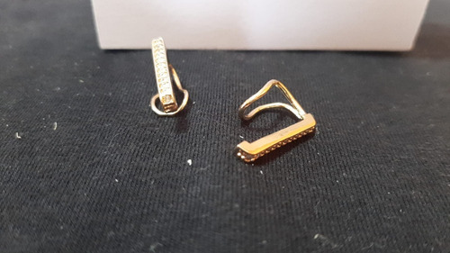 Imagem 4 de 4 de Brinco Ear Hook Cravejado Alta Fusão - Sa807br