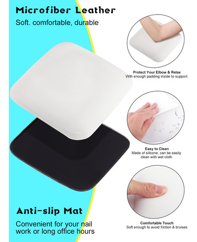 Reposabrazos De Manicura 2pcs Reposabrazos De Uñas Para Codo