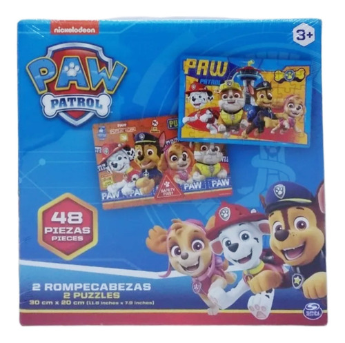 Imagen 2 de 9 de Puzzle Paw Patrol 48 piezas 1607 Rompecabezas