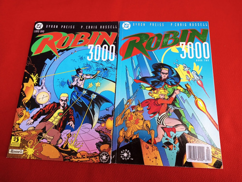 Robin 3000 - Libro 1 En Español Y El 2 En Inglés - Dc Comics