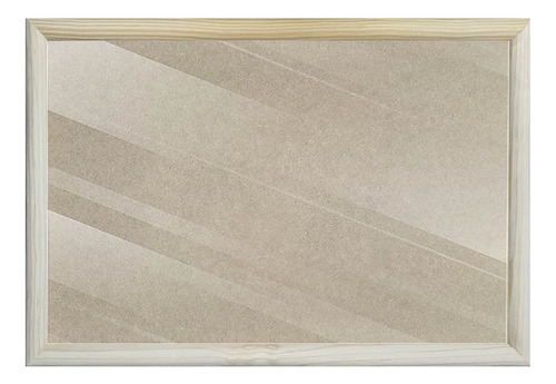 1 Marco De Madera Con Acrílico 60 X 85cm Todo Incluido Natural Para Pintar
