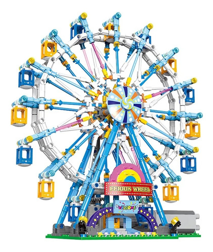 Rueda De La Fortuna Set De Bloques Para Armar Ferris Wheel 