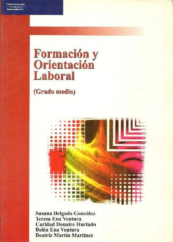 Libro Formacion Y Orientacion Laboral De Susana Delgado Gonz