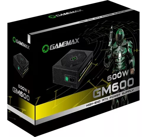  Fonte De Alimentacao 600w Gs600 80 Plus White Gamemax :  Electrónica