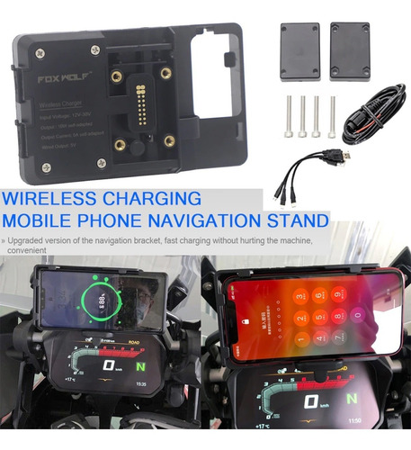 Imagen 3 de 10 de Porta Celular En Lugar Del Gps Bmw Motos 1200gs 1250gs