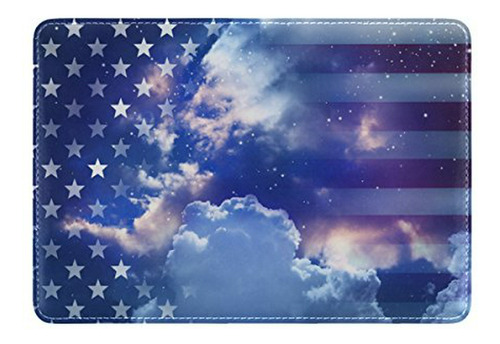 Cubierta Para Pasaporte - Mi Diario American Flag Noche Ciel