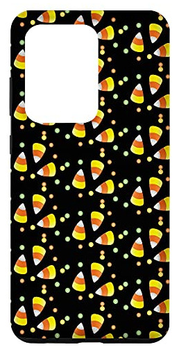 Funda Para Galaxy S20 Ultra Candy Corn Halloween Fall Pat-02